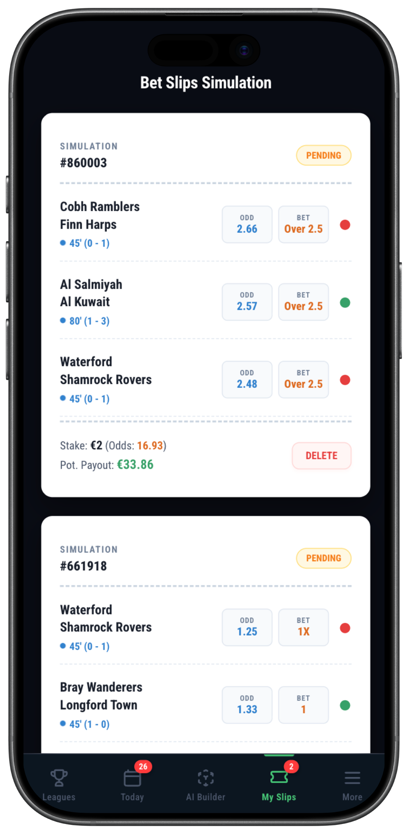 Live Slips